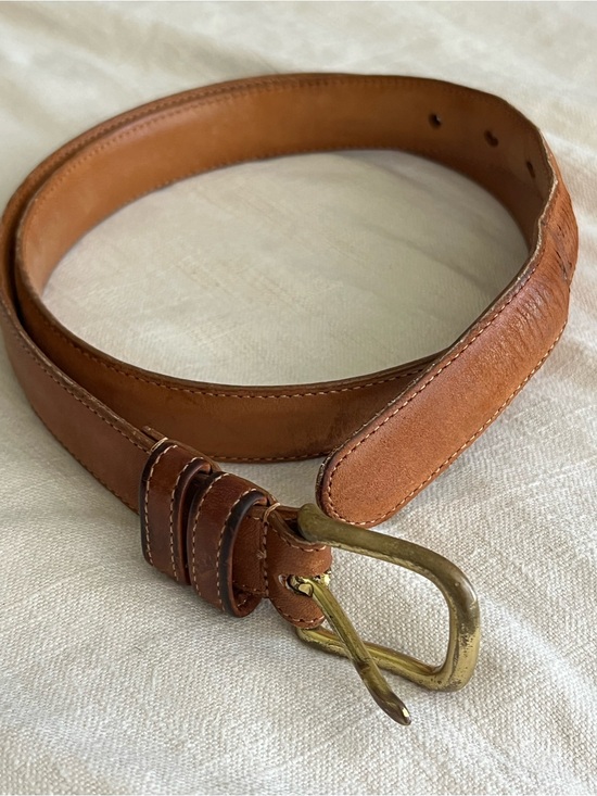 Coach Accessories - Coach Glove-Tanned Leather Skinny Belt in Tan